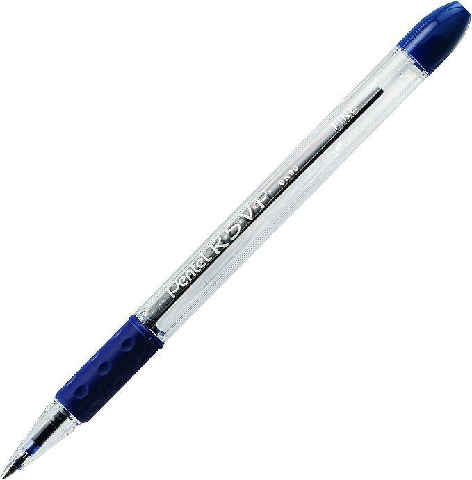 Pentel R.S.V.P. Pen Blue Fine BK90 C Stationery and Office