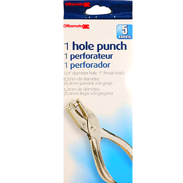 Officemate One Hole Hand Punch