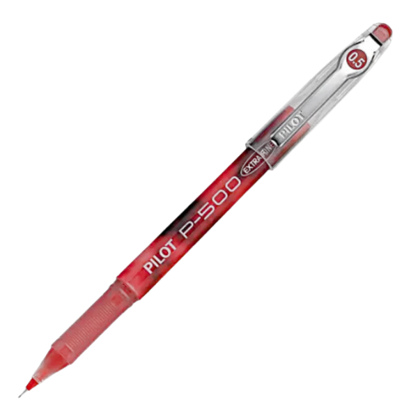 Picture of 61-070 Pilot Precise P-500 Gel Pen Red X-Fine #38602