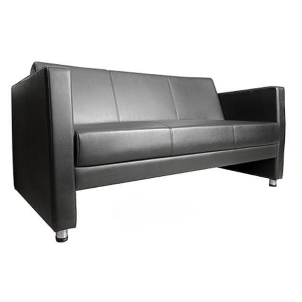 Picture of AA-S91213 Image 3-Seater PU Sofa - Black