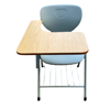 Picture of AA-1001 Image Student Desk w/Tablet & Basket - GY/BW #L40472