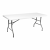 Picture of AA-T64973OW Image 1830x750 Plastic Table w/Folding Legs - Off White