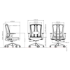 Picture of AA-267BBK Image H.B. Web Chair w/Adj. Arms - Black (DVS)