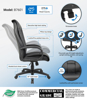 Picture of B7-601BK Boss High Back Padded Exec. Chair - Black