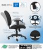 Picture of B4-95BK Boss Ergonomic Task Chair w/Arms - Bk