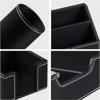 Picture of 24-040 PU Leather 6 Pcs Desk Organizer - Black