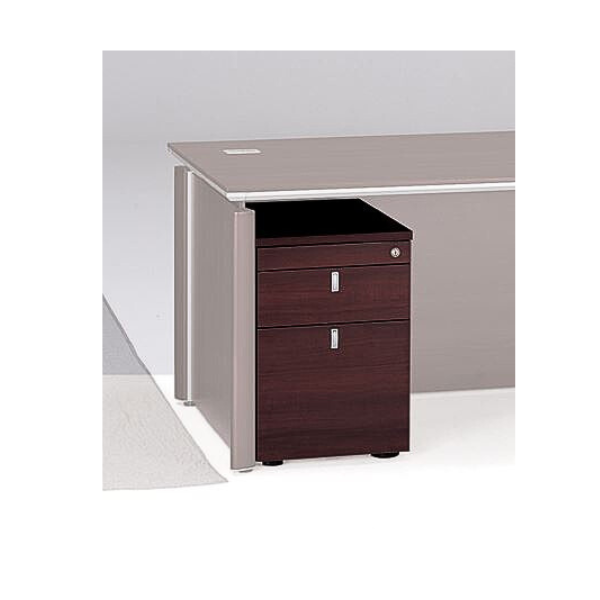 Picture of ZP-E0302GW  Manhattan 2-Drawer Mobile Pedestal