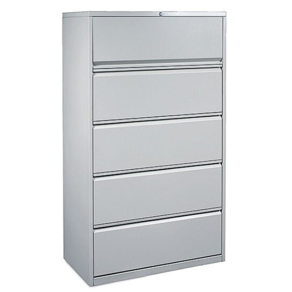 Picture of AF-L5DG Image 5-Drawer Lateral Cabinet - Grey
