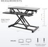 Picture of AD-E0004  28" Stand Up Desk Converter #V028KB