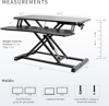 Picture of AD-E0006  32" Stand Up Desk Converter #V000K