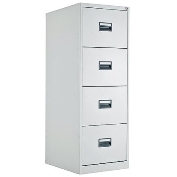 Picture of AF-4DG Image  4-Drawer Filing Cabinet (Grey)