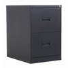 Picture of AF-2DB Image 2-Drawer Filing Cabinet (Black)