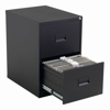 Picture of AF-2DB Image 2-Drawer Filing Cabinet (Black)