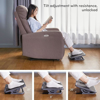 Picture of AA-020BK Eureka Ergonomic Adjustable Footrest Grey