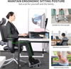 Picture of AA-020BK Eureka Ergonomic Adjustable Footrest Grey