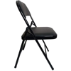 Picture of AA-94771BK Image Metal Folding Chair Padded - Black