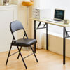 Picture of AA-94771BK Image Metal Folding Chair Padded - Black
