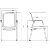 Picture of AA-5314BK Anji (Kenvo) Side Chair - Black