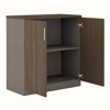 Picture of ET-C2S LW Evolve 800 2-Shelf Cupboard w/Doors - Lt. Walnut