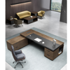 Picture of ET-E1820R LW  Royal 1800x2000 Exec Desk w/Side Cabinet - Lt. Walnut