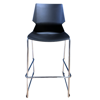 Picture of AA-5267BK Bistro Chair w/Chrome Frame - Black