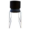 Picture of AA-5267BK Bistro Chair w/Chrome Frame - Black