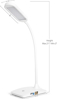 Picture of 47-004 Ivy Desk Lamp w/USB Port - White #IVY-40WT