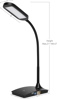 Picture of 47-002 Ivy Desk Lamp w/USB Port #IVY-40BK