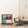 Picture of AZ-RYX53B Image 760H x 720W Foldable 3-Shelf Rack - Black