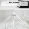 Picture of AZ-RYX53W Image 760H x 720W Foldable 3-Shelf Rack - White
