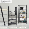 Picture of AZ-RYX55B Image 1620H x 720W Foldable 5-Shelf Rack - Black