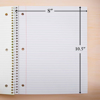 Picture of 07-076 1-Subject Wirebound Book (70 Shts)