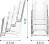 Picture of 08-016 4-Tier Leaflet Holder 4" Clear