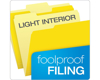 Picture of 37-017 Pendaflex L/S File Folder - Yellow #15213