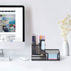 Picture of 24-030 Mesh Desk Caddy - Black