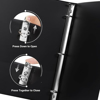 Picture of 04-007 1" O-Ring Binder Black #90310
