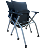 Picture of AA-5324BK Anji Folding Mesh Chair w/Arms on Castors - Black