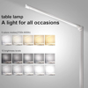 Picture of 47-006 White Crown Desk Lamp #JF-T13WT