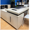 Picture of ET-E1820L WO  Royal 1800x2000 Exec Desk w/Side Cabinet - White Oak