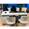 Picture of ET-E1820R WO  Royal 1800x2000 Exec Desk w/Side Cabinet - White Oak