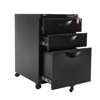 Picture of BZ-P3DB Bizoe Metal 3-D Pedestal w/Centre Pull - Black
