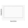 Picture of 02-001 CF 2-1/4 x 3-1/2 Name Badge w/Pin & Clip
