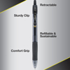 Picture of 61-075 Pilot G2 Gel Ret. Pen Black Fine #31020