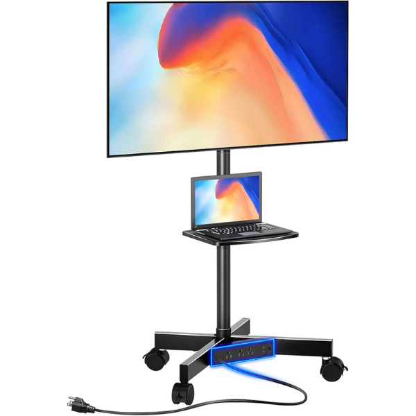 Picture of AD-E0002 Mobile Stand w/USB & Power Outlet for 23 - 60" TV
