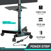 Picture of AD-E0002 Mobile Stand w/USB & Power Outlet for 23 - 60" TV