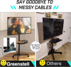 Picture of AD-E0002 Mobile Stand w/USB & Power Outlet for 23 - 60" TV