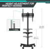 Picture of AD-E0002 Mobile Stand w/USB & Power Outlet for 23 - 60" TV