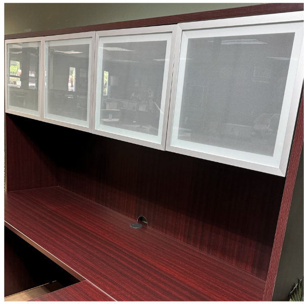 Picture of HT-144G Hitop 71 x 15 x 36 Hutch w/Glass Doors