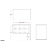 Picture of DD-S408H WW Supertech Side Desk 800x500x745