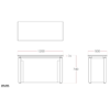 Picture of ZD-E412UM Manhattan Side Desk